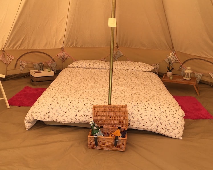 Interior of Glamping Belle