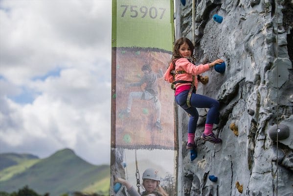 Keswick Mountain Festival Climbing Wall